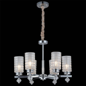 Подвесная люстра ILLUMICO  IL8678-6P-20 CR