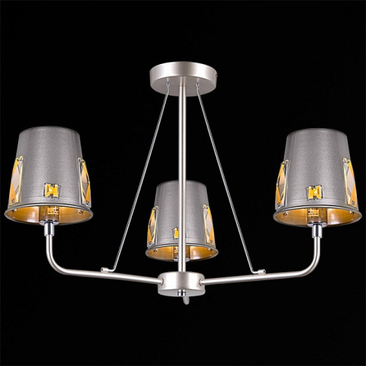 Люстра на штанге ILLUMICO  IL9407-3PSQ-29 CHS CR