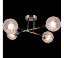 Люстра на штанге ILLUMICO  IL9573-4CSQ-79 BK AB