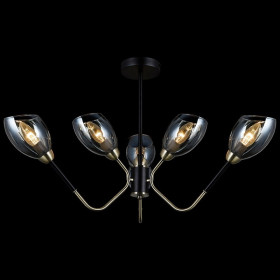 Люстра на штанге ILLUMICO  IL9960-6CSQ-79 BK AB