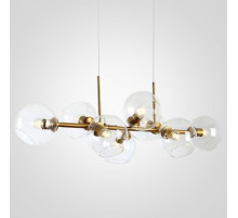 Подвесная люстра Imperiumloft Staggered Glass Chandelier 8 40.2211