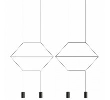 Подвесной светильник Imperiumloft Via Wireflow polyhedral Via01
