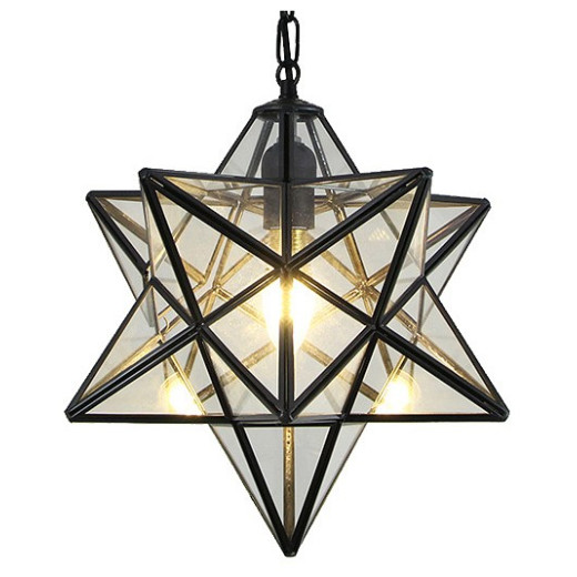 Подвесной светильник Imperiumloft Black Star Clear Glass 101314-26