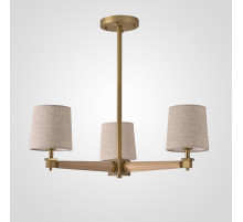 Люстра на штанге Imperiumloft Jorgenson Beige/Light wood STAVRA01
