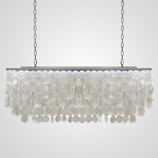 Подвесной светильник Imperiumloft Rectangle Shell Chandelier 2 Cascades 40.1836