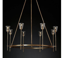 Подвесная люстра Imperiumloft Torche De Verre Round Chandelier 8 40.1551