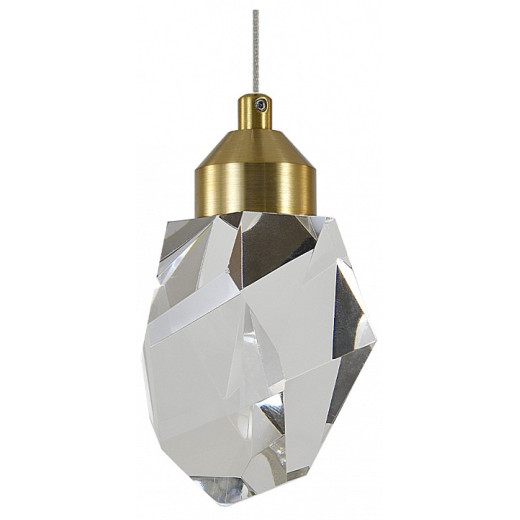 Подвесной светильник Indigo Cristallo 12053/1P Brass