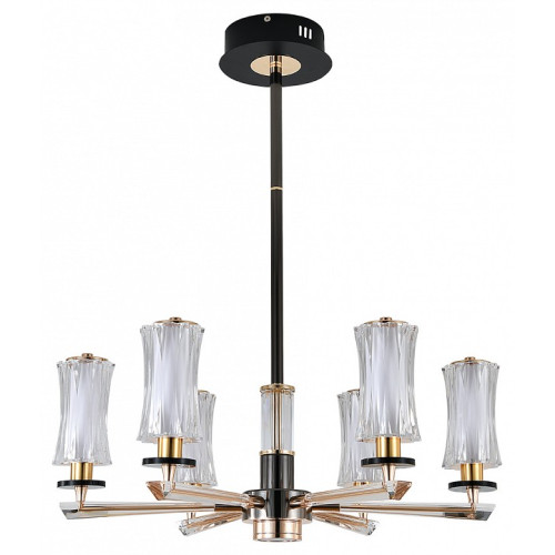 Люстра на штанге Indigo Grandioso 13038/6R Black