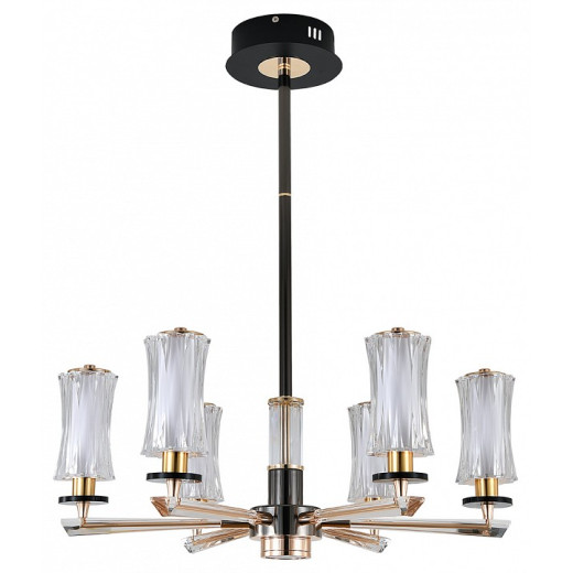 Люстра на штанге Indigo Grandioso 13038/6R Black