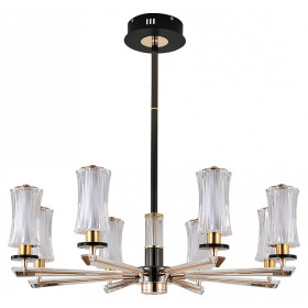 Люстра на штанге Indigo Grandioso 13038/8R Black