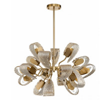 Люстра на штанге Indigo Fless 11033/18R Amber