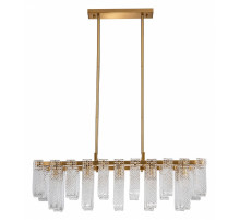 Люстра на штанге Indigo Brina 12027/10PL Brass