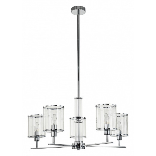 Люстра на штанге Indigo Dante 13022/5R Chrome