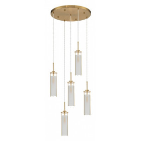 Подвесной светильник Indigo Torcia 11038/5PL Brass