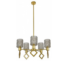 Люстра на штанге Indigo Preda 13025/5R Gold