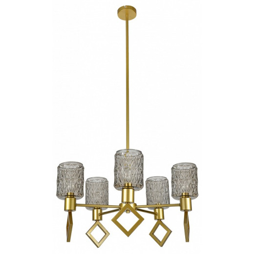 Люстра на штанге Indigo Preda 13025/5R Gold