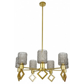 Люстра на штанге Indigo Preda 13025/7R Gold