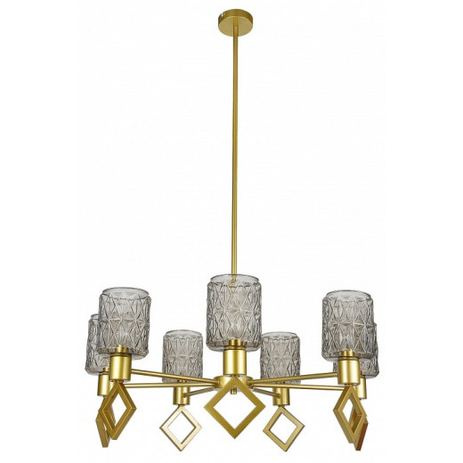 Люстра на штанге Indigo Preda 13025/7R Gold