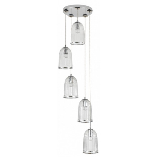 Подвесной светильник Indigo Lucido 11046/5P Chrome