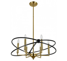 Люстра на штанге Indigo Trionfo 10020/6R Black