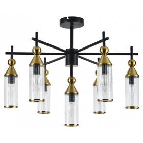 Люстра на штанге Indigo Torazzo 13037/7R Black