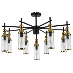 Люстра на штанге Indigo Torazzo 13037/9R Black