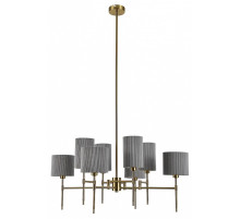 Люстра на штанге Indigo Plisse 13033/8R Brass
