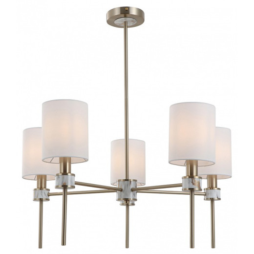 Люстра на штанге Indigo Poesia 13035/5R Brass