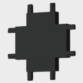 Соединитель X-образный для корда Italline IT09 IT09-9031 black