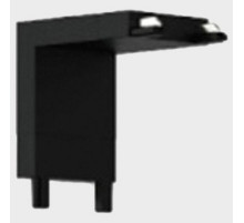 Соединитель угловой внутренний для треков Italline IT09 IT09-9032 black