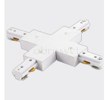Соединитель X-образный для треков Italline WSO WSO 75 white