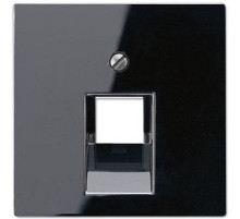 Накладка для розетки RJ-11 или RJ-45 JUNG Eco Profi A569-1BFPLUASW