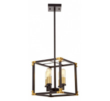 Люстра на штанге LUMINA DECO Waldorf LDP 1140-4 BK+MD