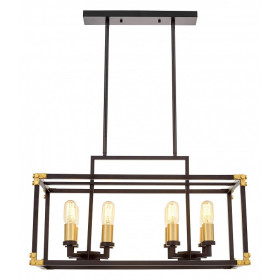 Подвесной светильник LUMINA DECO Waldorf LDP 1140-8 BK+MD