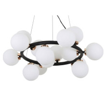 Подвесная люстра LUMINA DECO Marsiada LDP 6033-15 BK+MD