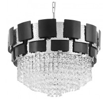 Подвесная люстра LUMINA DECO MOLINA LDP 7045-600 BK+CHR