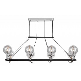 Подвесная люстра LUMINA DECO MARSEO LDP 9110-8-PR BK+CHR