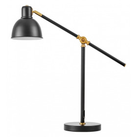 Настольная лампа офисная LUMINA DECO ZULA LDT 7736-1 BK+MD
