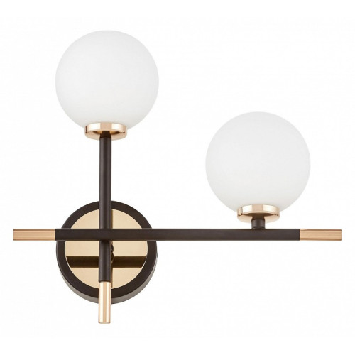 Бра LUMINA DECO Marsiada LDW 6033N-2 RT BK+FGD