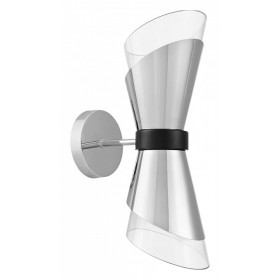 Бра LUMINA DECO Fabro LDW 7013-2 CHR+PR