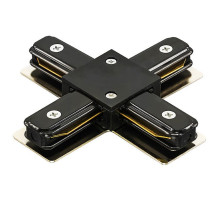 Соединитель с токопроводом X-образный для треков Lightstar Barra 502147