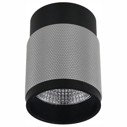 Накладной светильник iLedex Delta 1955-10W-3000K-36 BK+SL