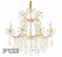 Подвесная люстра iLamp Diamond 6071-8 GD+CL