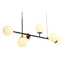 Подвесная люстра iLamp Golden 9136P/6 BK-WH