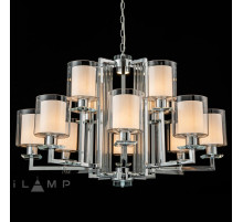 Подвесная люстра iLamp King RM6201-8+4 CR+CL