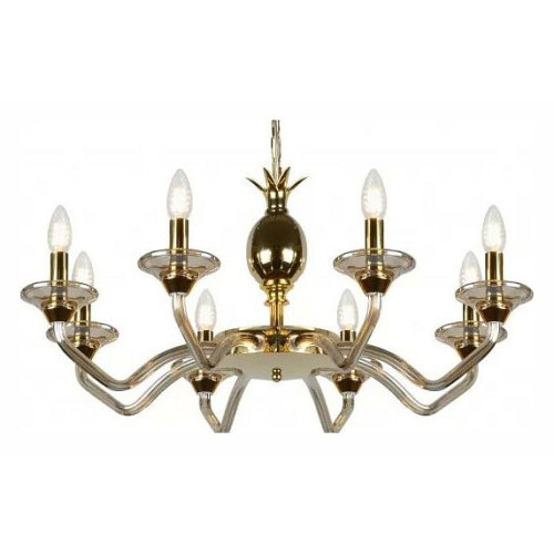 Подвесная люстра iLamp Flo YT2049-8 GD+COG