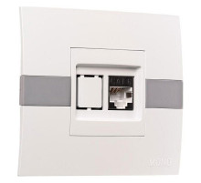 Розетка Ethernet RJ-45 Mono Electric Eсо 101-010104-125