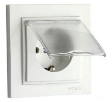 Розетка с заземлением с крышкой Mono Electric Despina 102-010021-118