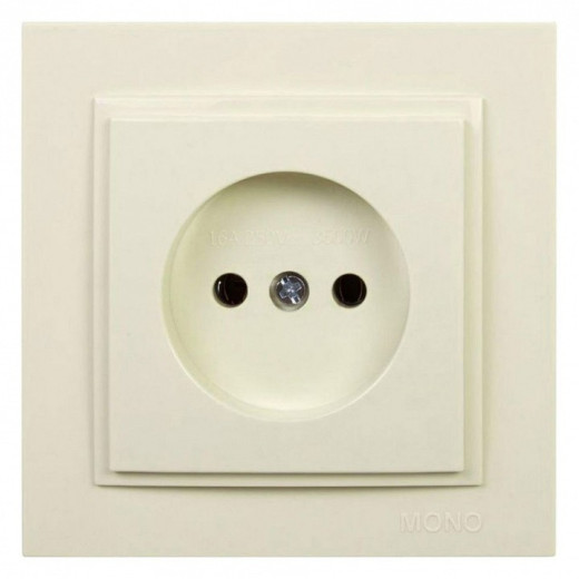 Розетка без заземления Mono Electric Despina 102-170022-116