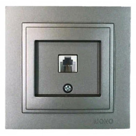 Розетка Ethernet RJ-45 Mono Electric Despina 102-242405-124